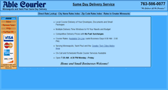 Desktop Screenshot of able-courier.com