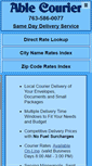 Mobile Screenshot of able-courier.com